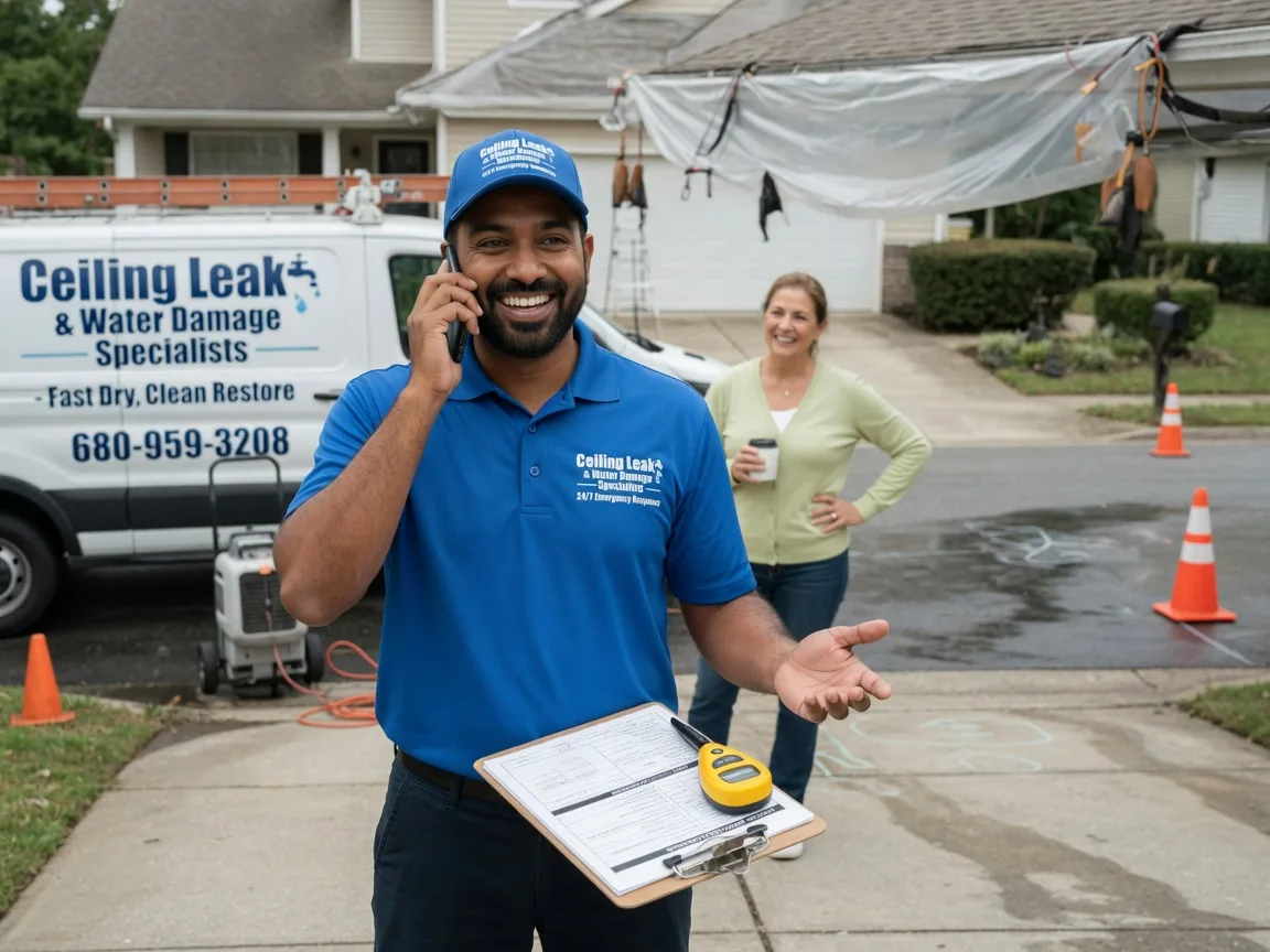 Ceiling Leak Cleanup South Bloomingville, OH FAQs